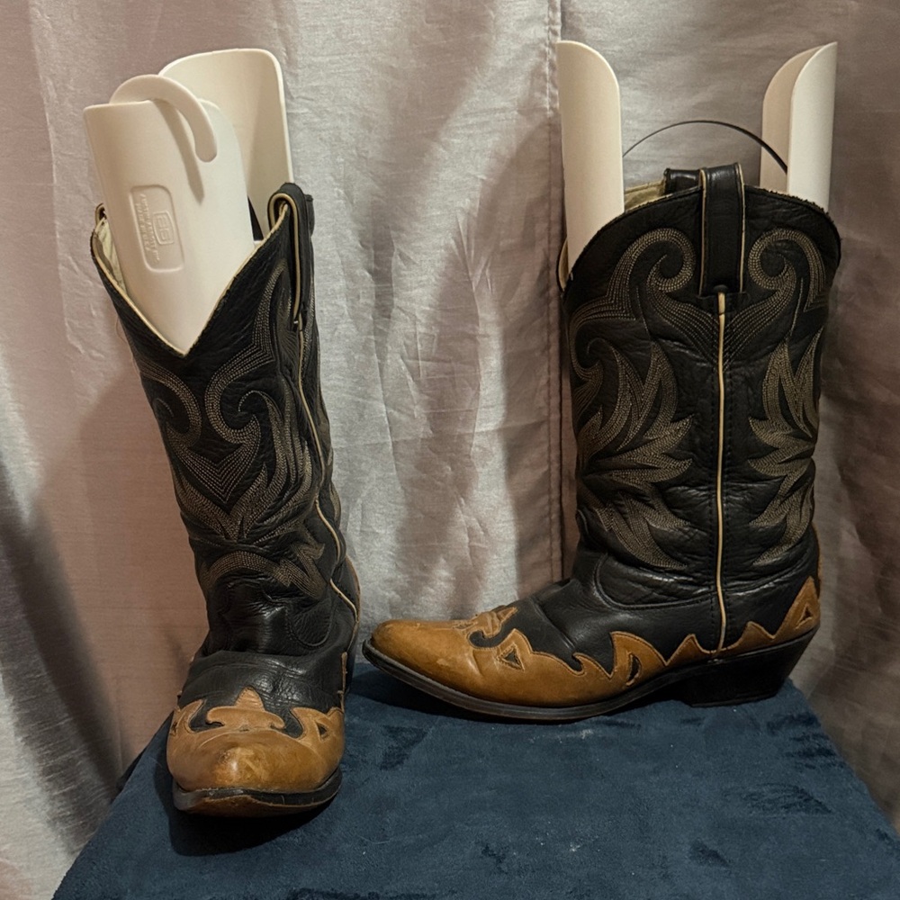 Durango Western Boots in Brown and Cream